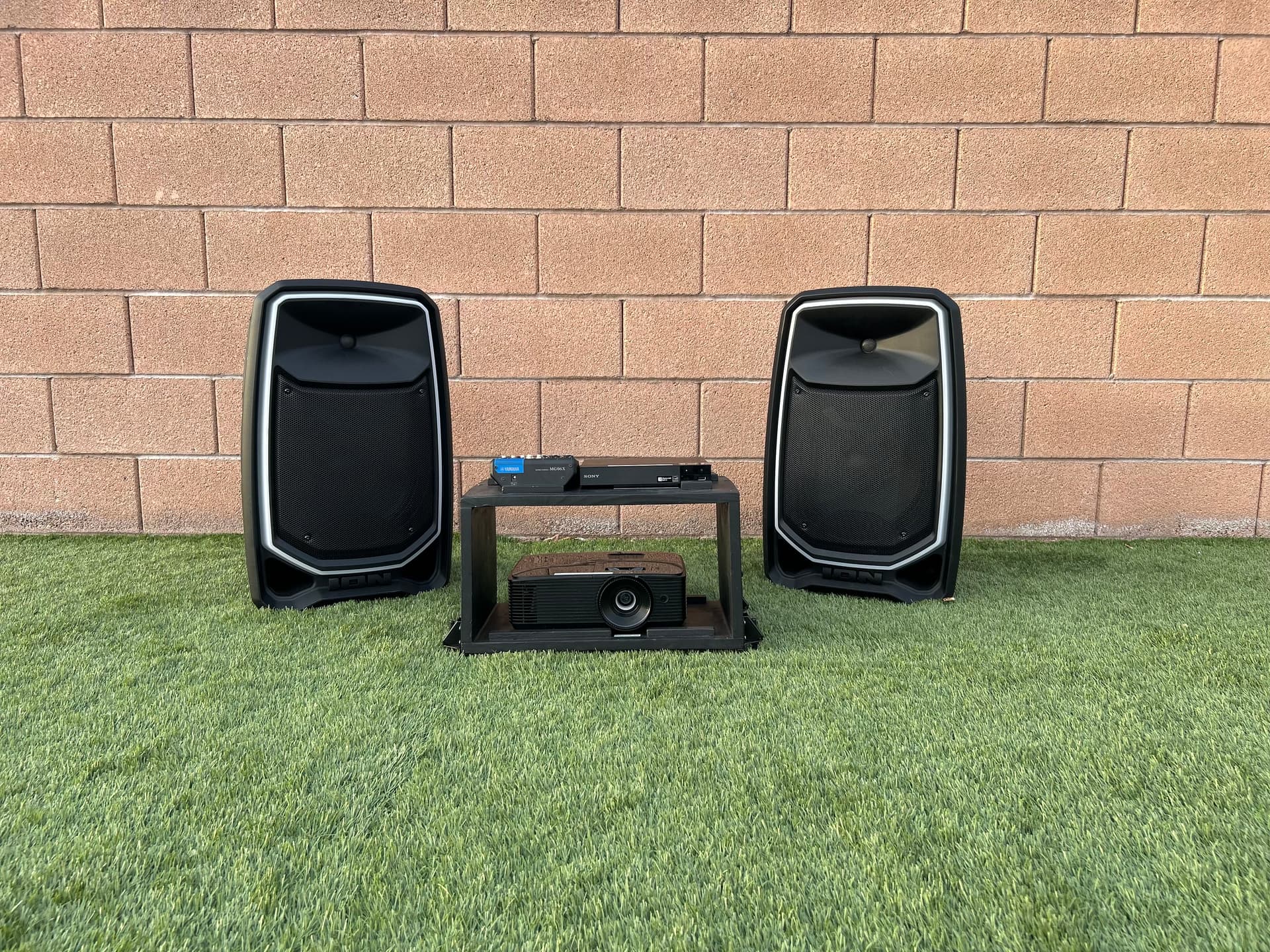 Projector and Speakers